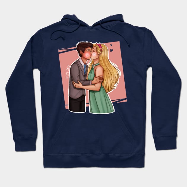 Star and Marco first kiss Hoodie by ritta1310